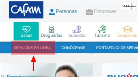 portal cafam citas medicas|Citas Médicas 